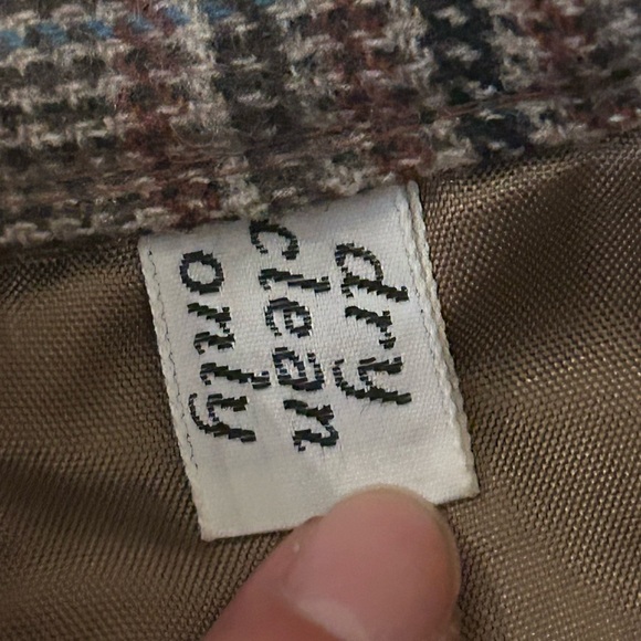 Vintage Pendleton 100% Virgin Wool Brown Plaid Skirt - S - Picture 5 of 8